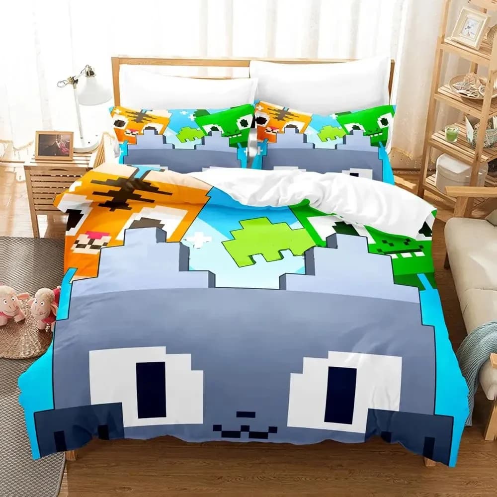 Pet Simulator for Cats X Set Bedlinen Single Double Full Queen King Size Set Adult Bed Set Bed Securities for Kids Bed Sheet Souls If