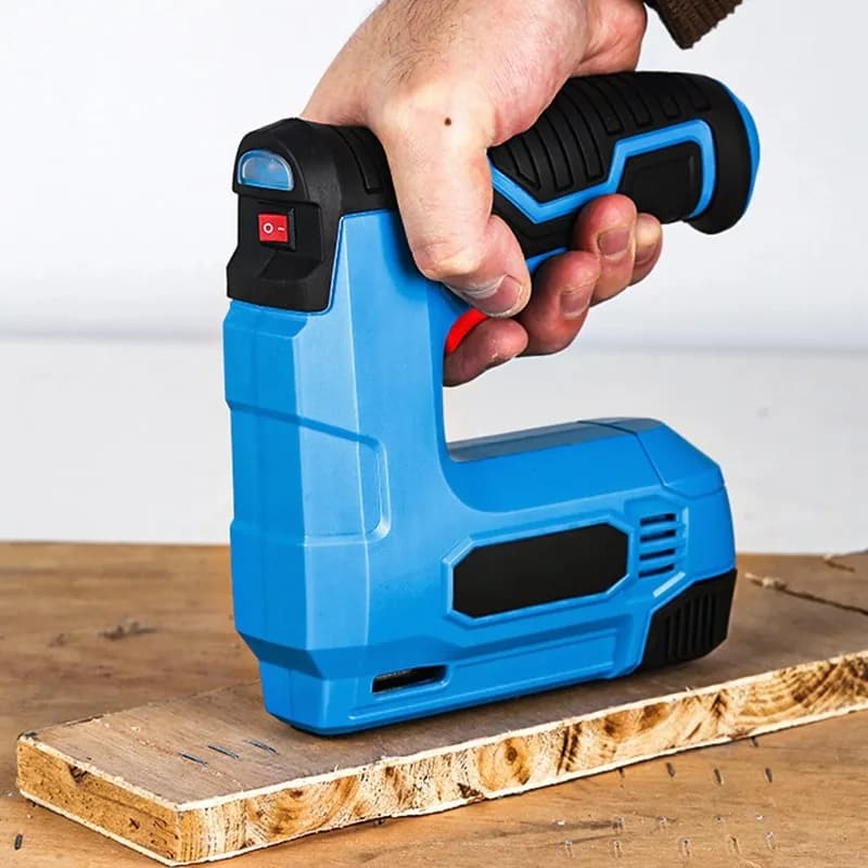 Cucitrice elettrica, durevole e robusta, pistola sparachiodi per la lavorazione del legno, piccolo kit cucitrice wireless portatile per uso domestico