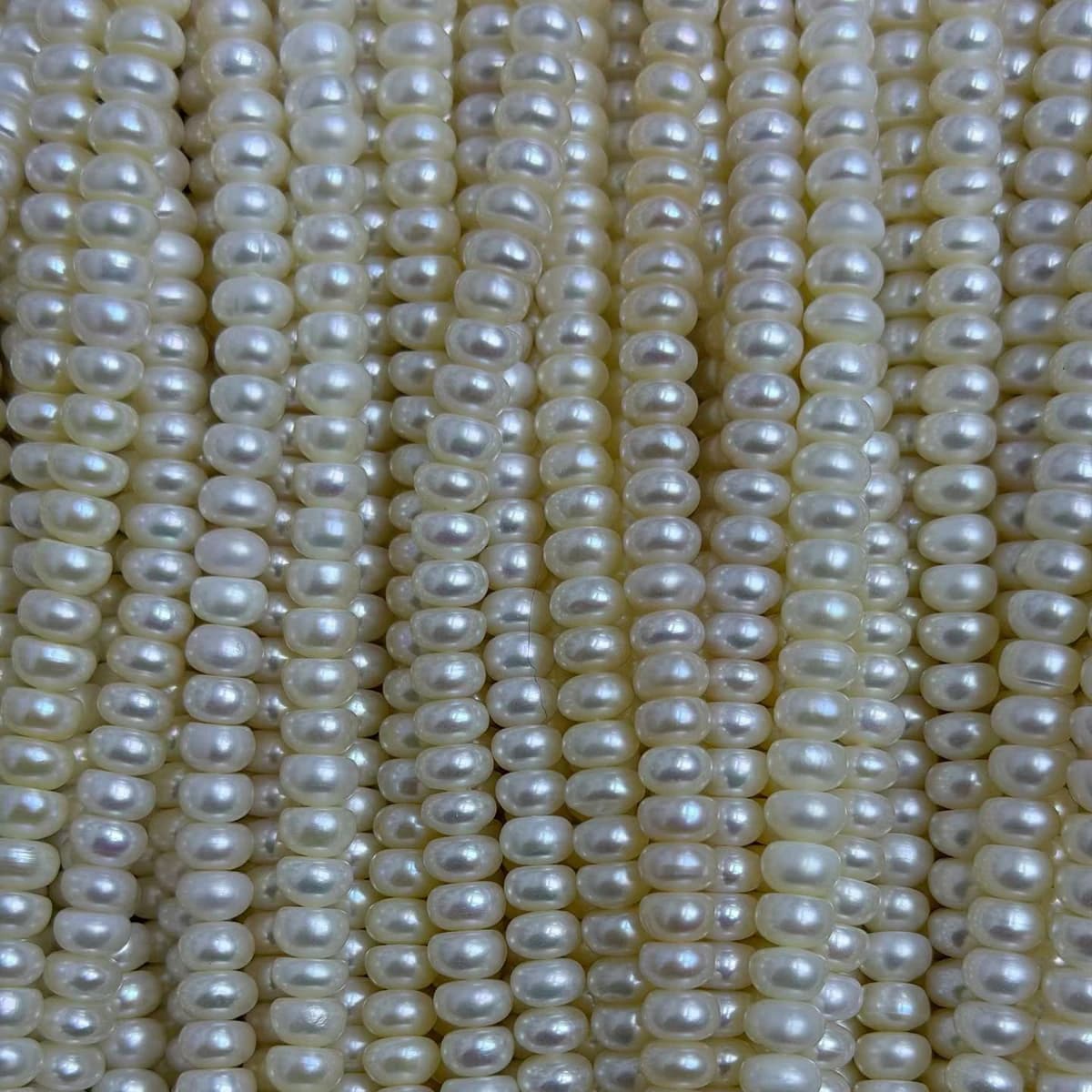 Perle naturali d'acqua dolce piatte e rotonde da 6-7 mm, a quattro lati, effetto specchio, sfuse, per creazione fai da te di gioielli, collane, bracciali e accessori