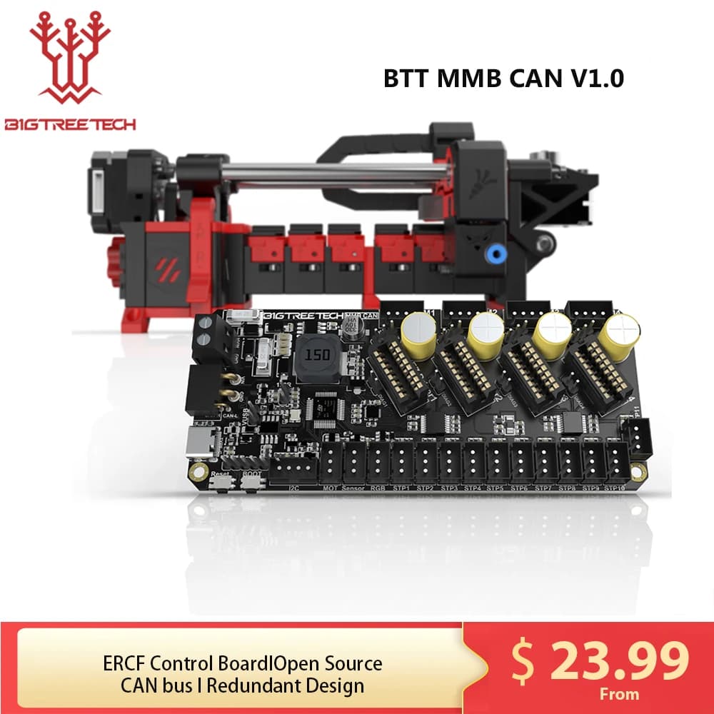 BIGTREETECH MMB CAN V1.0/2.0 Scheda Enraged Coniglio Carota Scheda Alimentatore Scheda Alimentatore Parti Della Stampante 3d per Voron 2.4 trident ERCF