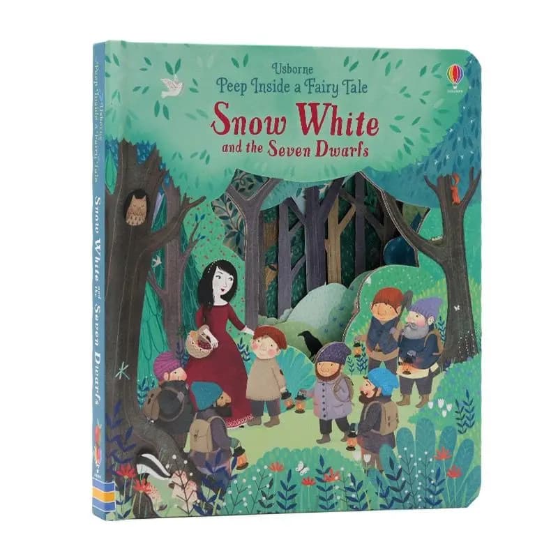 Peep Inside Fiaba Biancaneve - Libro interattivo per bambini Storia classica con sorprese nascoste