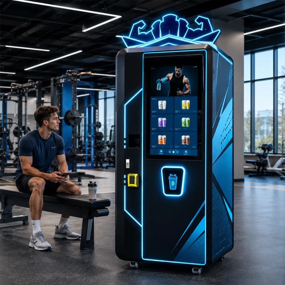 Protein Powder Vending Machine Intelligent Touch Screen Custom Automatic Maker Instant Pure Protein Beverages for Commercial Gym
