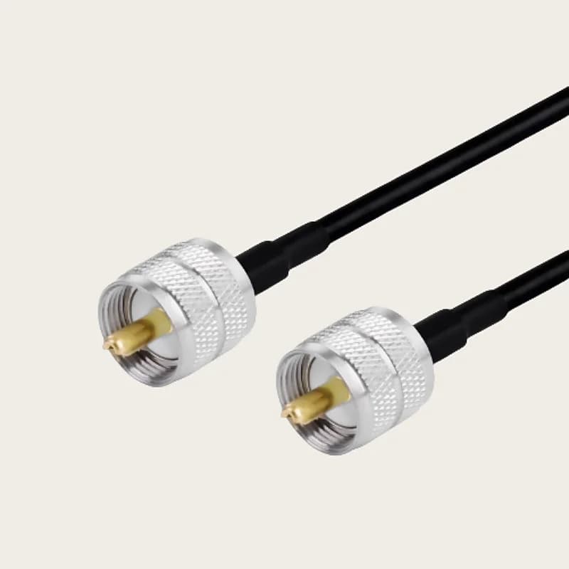 LMR195 LSR195 50-3 Cavo SO239 PL259 UHF Maschio a Femmina connettore jack 50ohm Crimp per estensione antenna WIFI