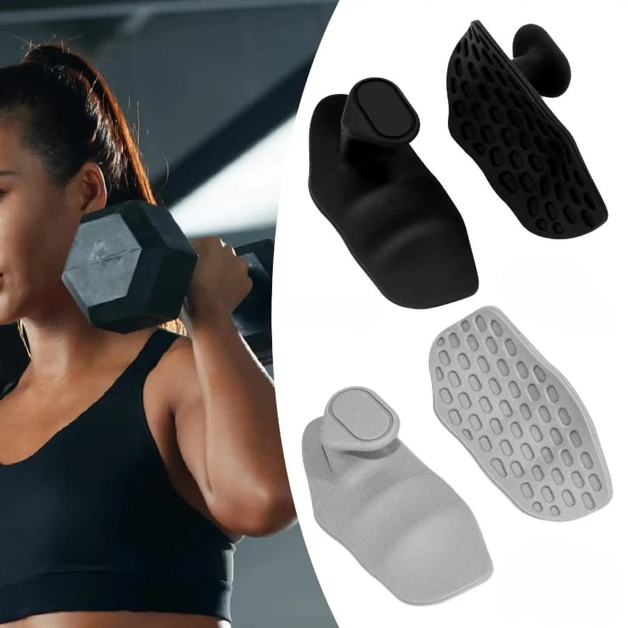 Fitness Knobs Gymnastic Knobs Workout without fingers Gym Gloves Ergonomics Training Handle Hand Protection Weight lifting handles Bodybuilding Gymnastics