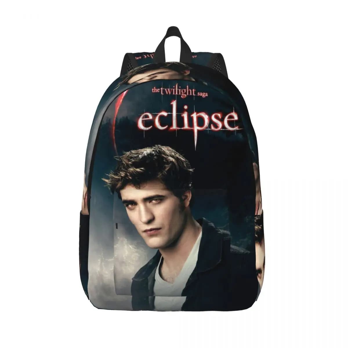The Twilight Saga Eclipse Movie Backpack Middle High College School Student Edward Bookbag Teens Daypack Sports