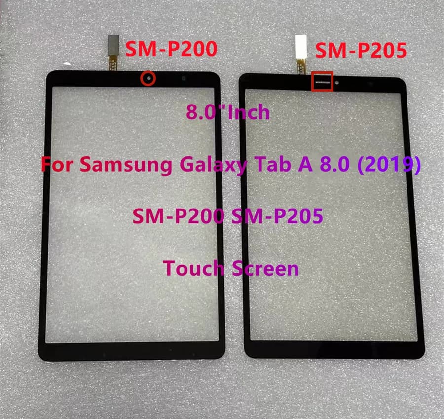 New 8.0 inches for Samsung Galaxy Tab A(2019) P200 P205 SM-P200 SM-P205 Touch Screen Digitizer Glass Panel Sensor Replacement Test