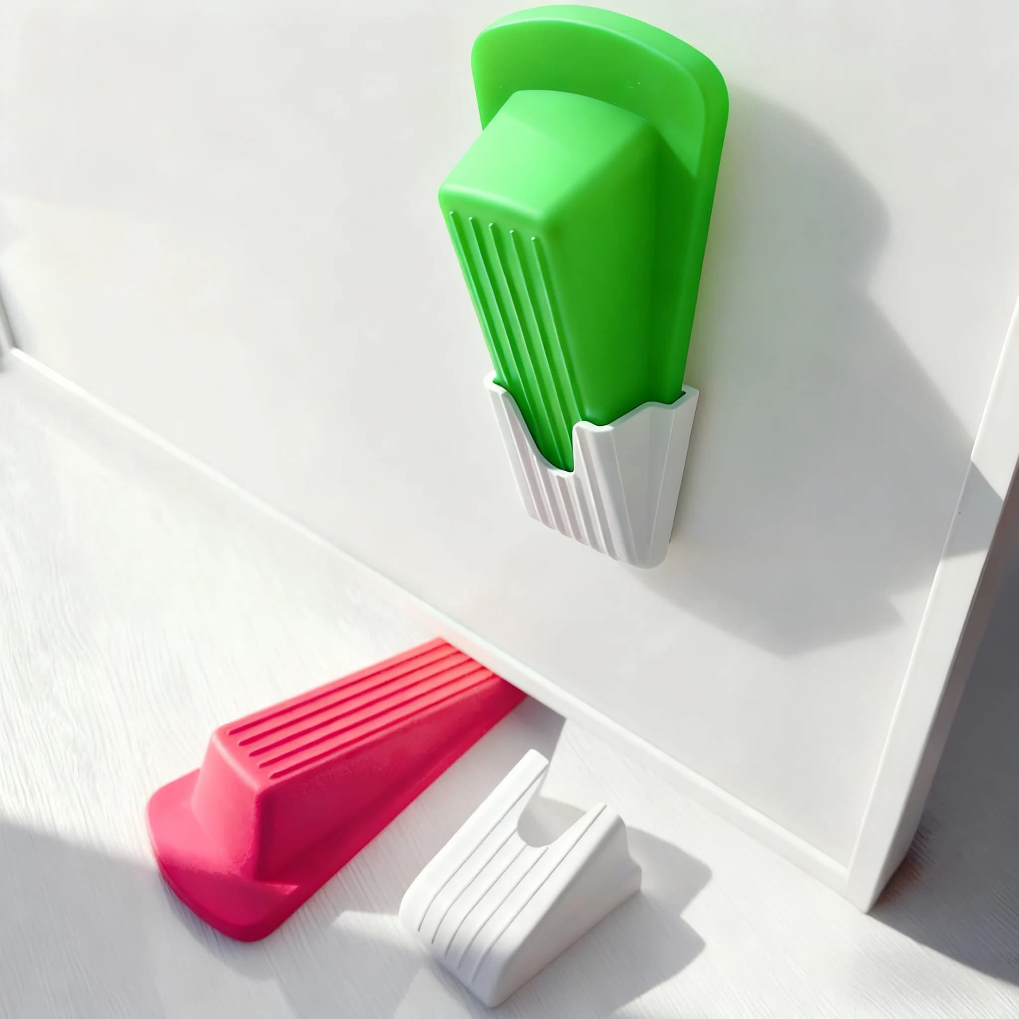 1pc Fermaporta in silicone Fermaporta Blocco cuneo Fermaporta di sicurezza Fermaporta Porta dell'home office Fermo posteriore Fermaporta anti-collisione