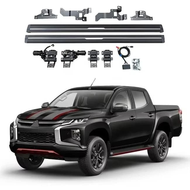 Exterior Accessories 4x4 Electric Side Step for Pickup TRITON L200 Running Boards MAGNET DOOR Step