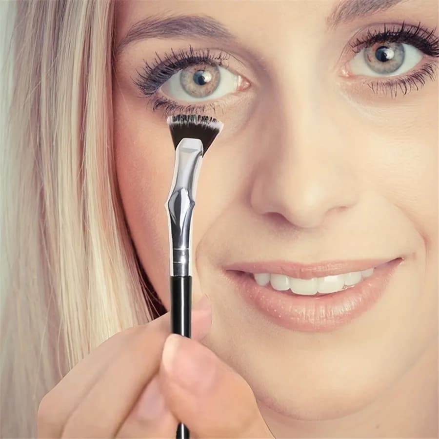 5Pcs Professional Mascara Fan Brush For Natural Lift - Smudge-Proof & Clump-Free Application
