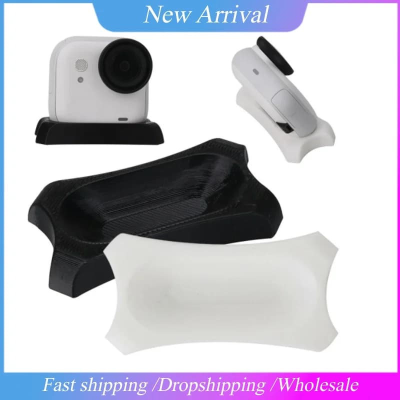 Per Insta360 GO Ultra Base in silicone Supporto multi-angolo Staffa fissa Riprese in piedi Base antiscivolo Accessori per action camera