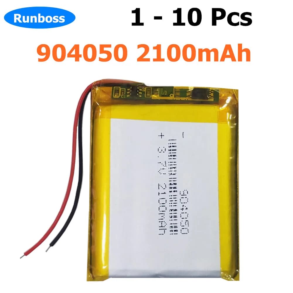 2000mAh 903950 904050 934855 954050 904250 Batteria ai polimeri di LiPo per altoparlante Bluetooth MP3 MP4 PDA DVD, fotocamere digitali, regali giocattolo