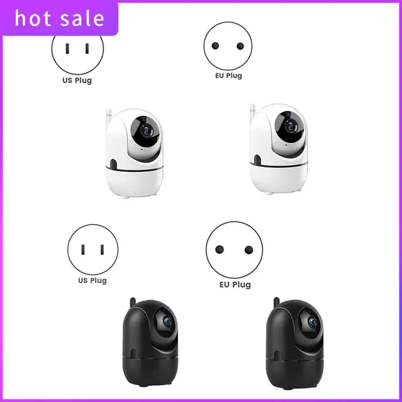 ELEC-1080P Telecamera wireless 355 ° Telecamera Mini telecamera di videosorveglianza per animali domestici con baby monitor Wifi Smart Home