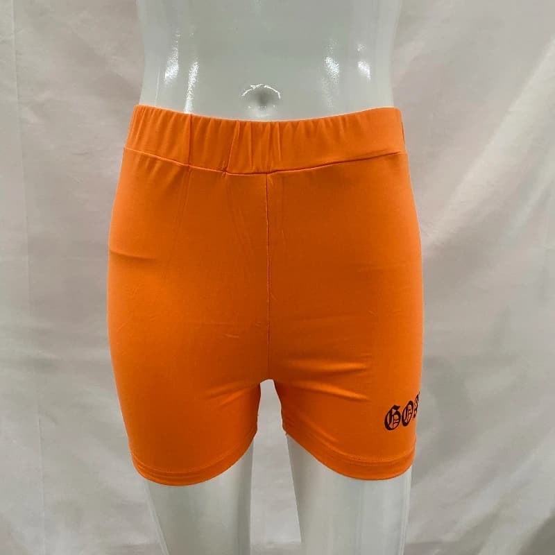 High Waist Sports Shorts, Rapid Drying, Anti-glare, for Cycling and Fitness, with American Printing, Casual Leggings