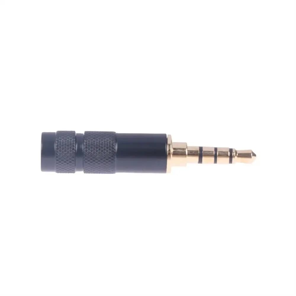3.5 mm TRS male 3.5 mm TRS 3.5 mm TRRS female, 3 pole balanced connector from TRS to TRRS