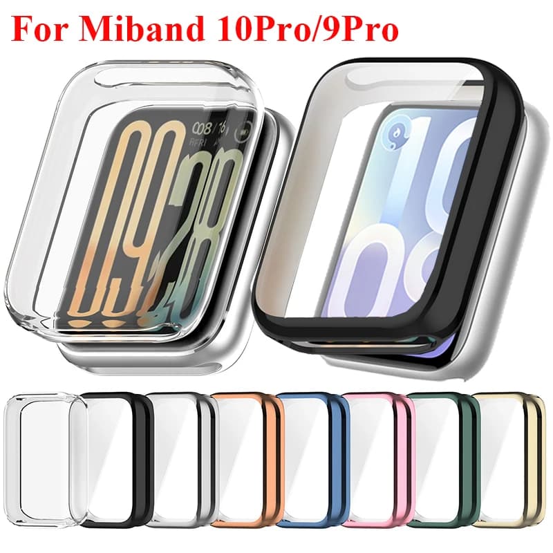 Custodia morbida in TPU per Xiaomi Mi Band 10 Pro/9 Pro, cover protettiva per smartwatch con protezione schermo per Xiaomi Mi Band 9 Pro 10 Pro