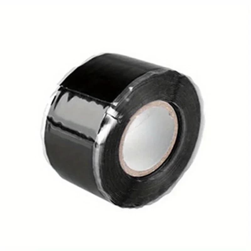 Versatile self-fusing silicone tape: waterproof, high temperature resistant for repair and insulation of leaks, easy to cut to size