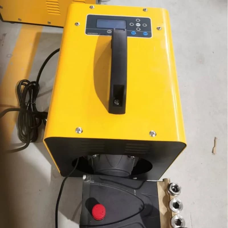 Attrezzatura per la rimozione della polvere spray Umidificatore industriale Umidificatore mobile Umidificatore Atomizzazione ad alta pressione con guscio giallo da 3 litri
