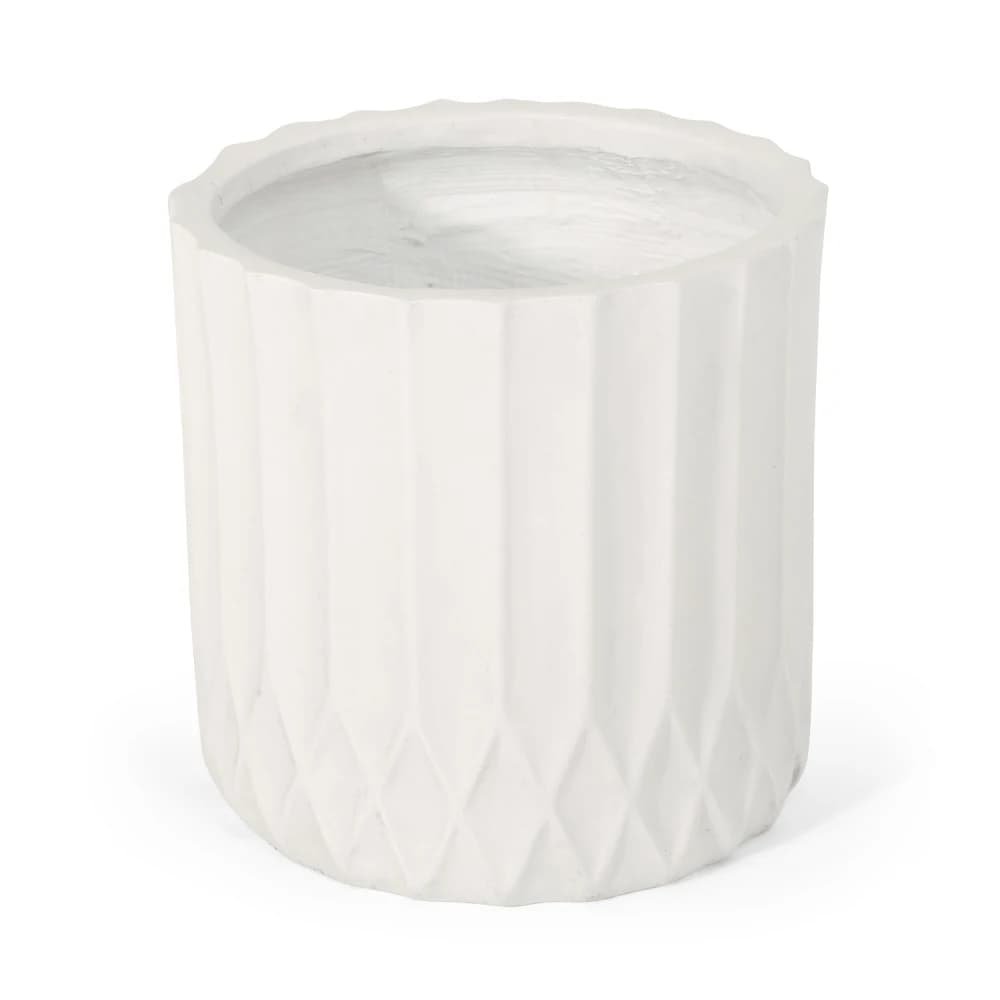 Vaso per Piante MGO da Interno ed Esterno, Leggero e Resistente, Classico Contenitore per Fiori e Piante da Giardino, per Decorazione di Casa, Cortile, Patio e Balcone