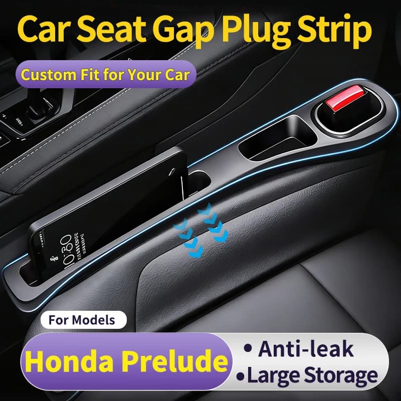 Car gap filler strip for Honda Prelude Special Car Seat Gap Anti-drop Strip , Car Storage Accessory , Side Phone Storage