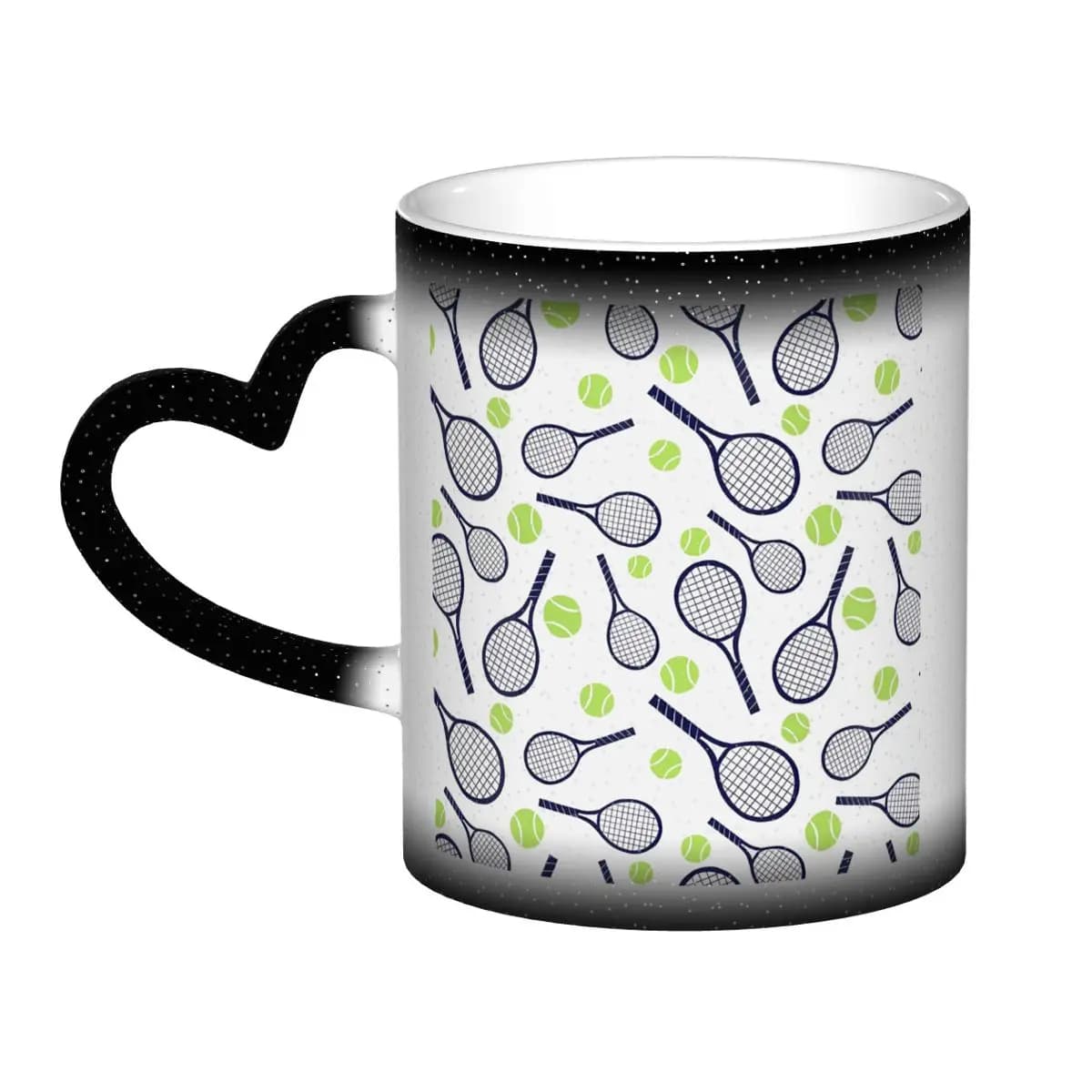 Tennis Racket And Ball Mug Funny Ceramic Coffee Cups Tea Mugs Milk Cup Drinkware Gift for Friends