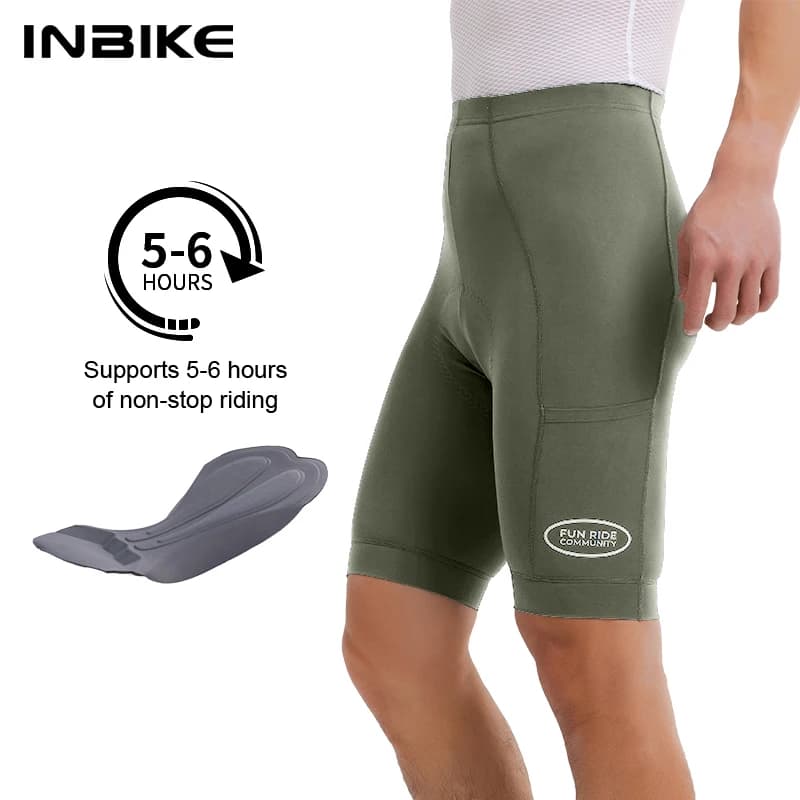 INBIKE Men's Cycling Shorts New Summer MTB Breathable sweat absorption Road bicycle Shock absorbing Bike sports clothing