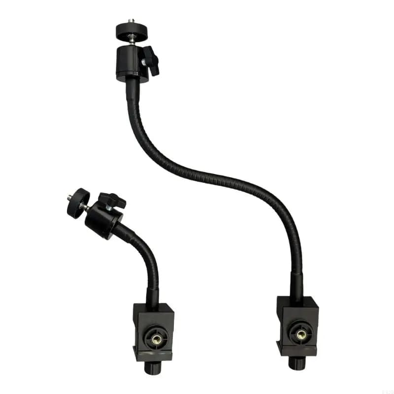 F42D flexible metal swan neck fastening clip with 1/4-20 thread for smartphone support and with