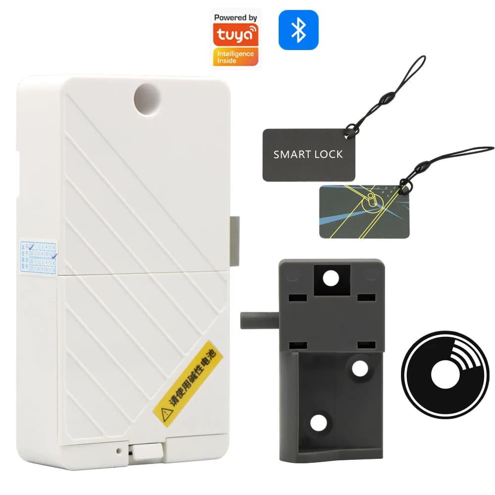 Serratura biometrica elettrica invisibile intelligente Tuya - Serratura intelligente senza chiave controllata da app per cassetti, armadi, armadietti, mobili