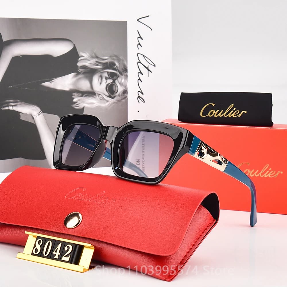 Cowlier New Women Oversize Vintage Oval occhiali da sole occhiali anti-uv Ultra Light TR Frame parasole uomo occhiali da sole da ciclismo UV400