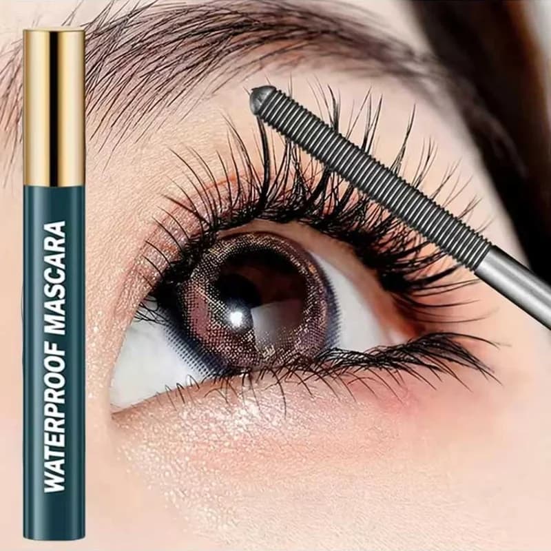 Mascara 4D Raincoat Volumizing Sweat Proof Stretch Dramatic Eyelashes No bunches Ultra black Long duration for wedding party