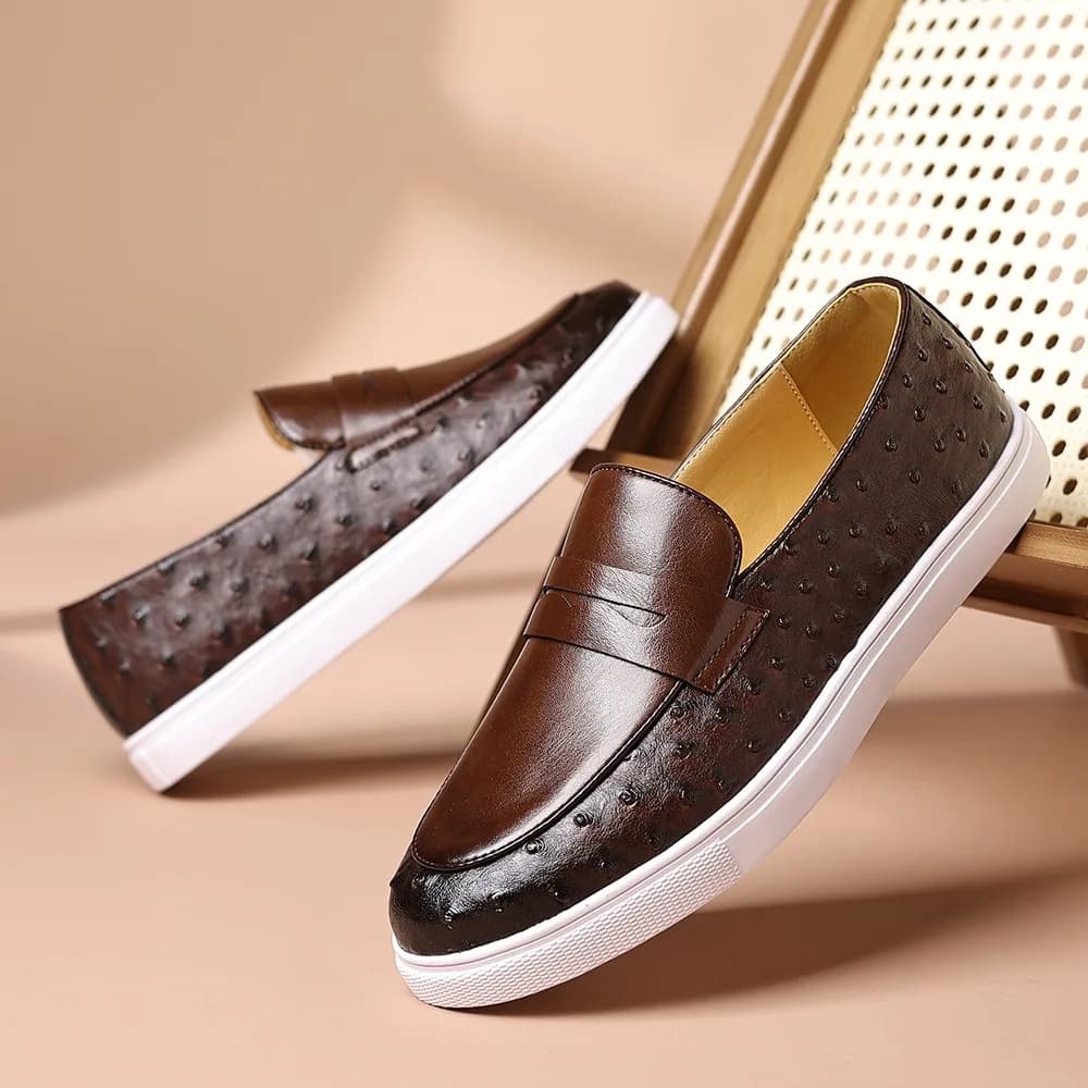 scarpe firmate alla moda mocassini da uomo in pelle scarpe mocassini da guida piatti da lavoro casual di lusso uomo scarpe casual da uomo eleganti