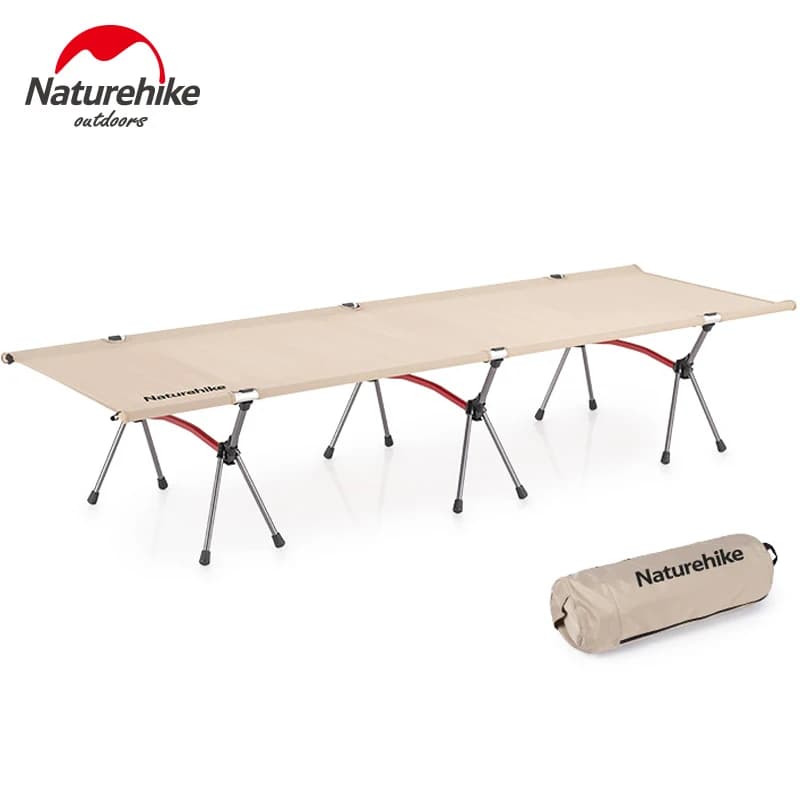 Naturehike letto pieghevole da esterno letto alto-basso campeggio lettino da campeggio portatile ultraleggero attrezzatura da campeggio lettino da viaggio NH19JJ006