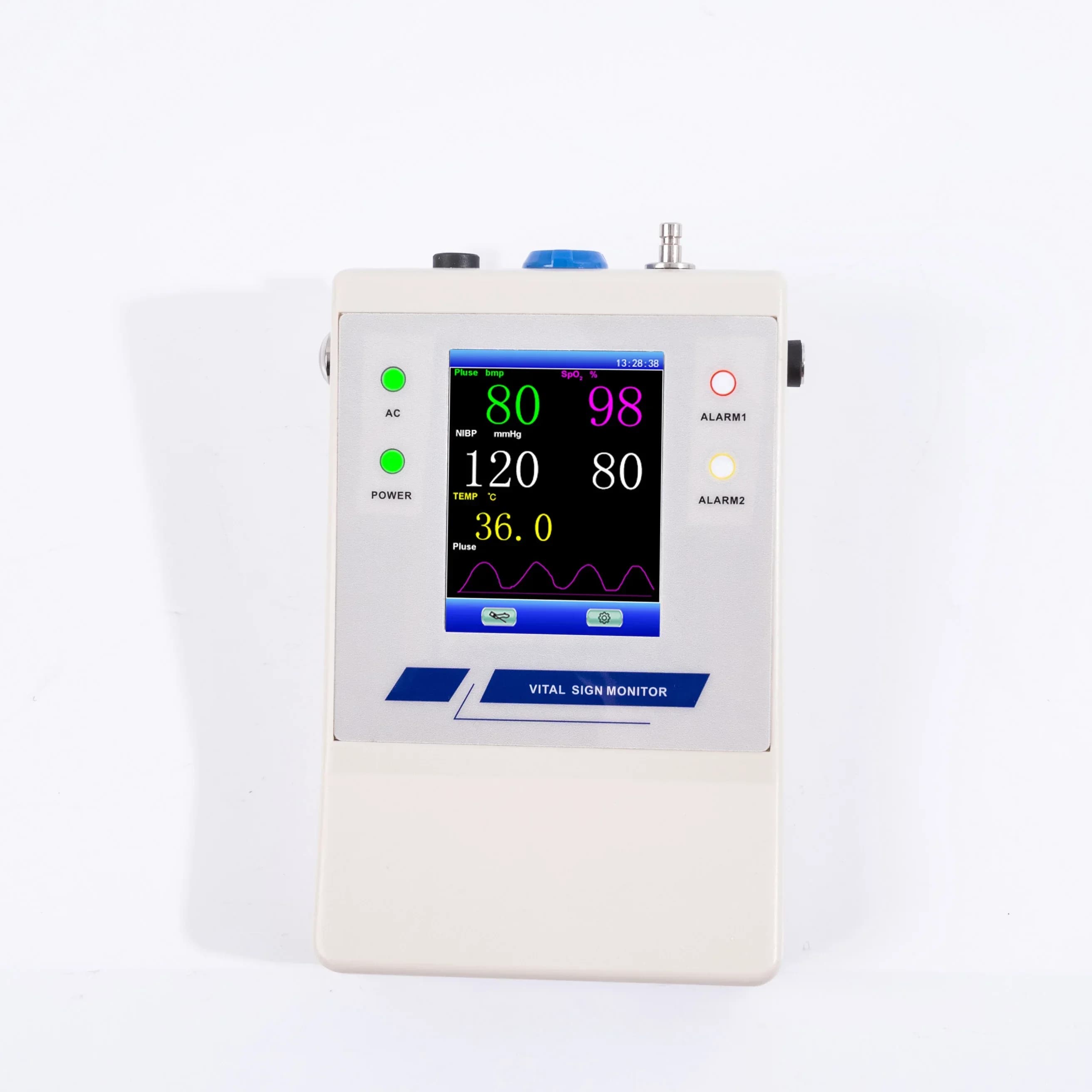 New medical equipment supplies Veterinary mobile pulse oximeter machine with 2.8 inch TFT touchscreen
