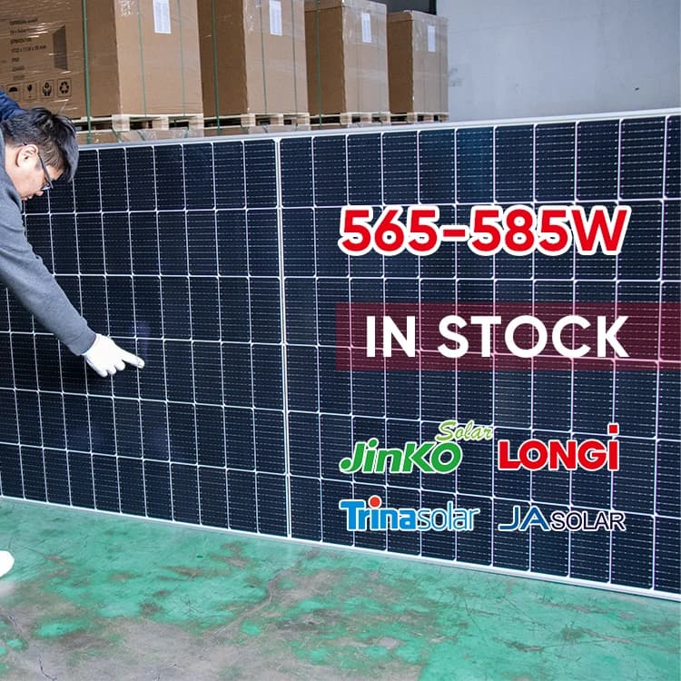 Jinko Solar 565W 570W 575W 580W 585 Watt Tiger Neo N-tipo Pv Moduli Pannelli solari mono fotovoltaici dalla Cina