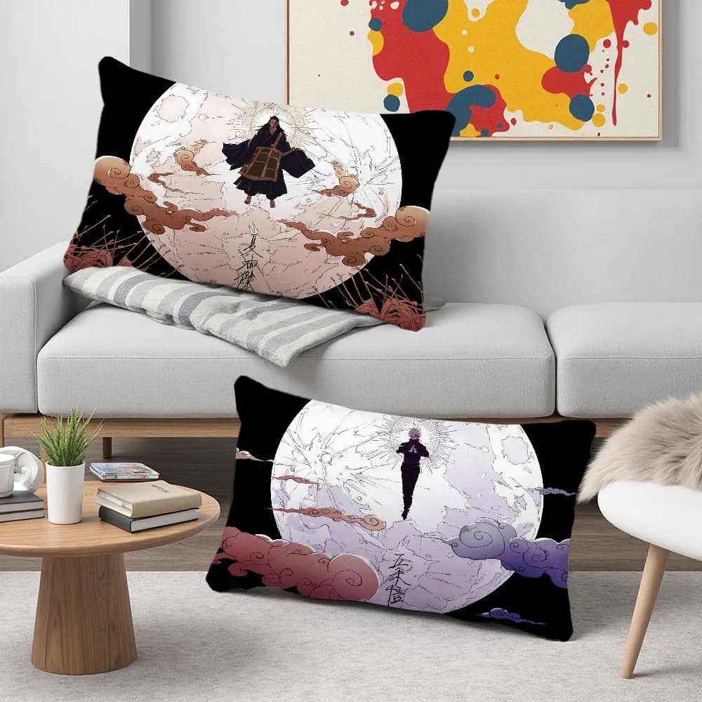Satoru Gojo Jujutsu Kaisen Anime cushion cover Rectangle Pillow Cover Home Sofa living Room Office Coffee Shop PillowCover