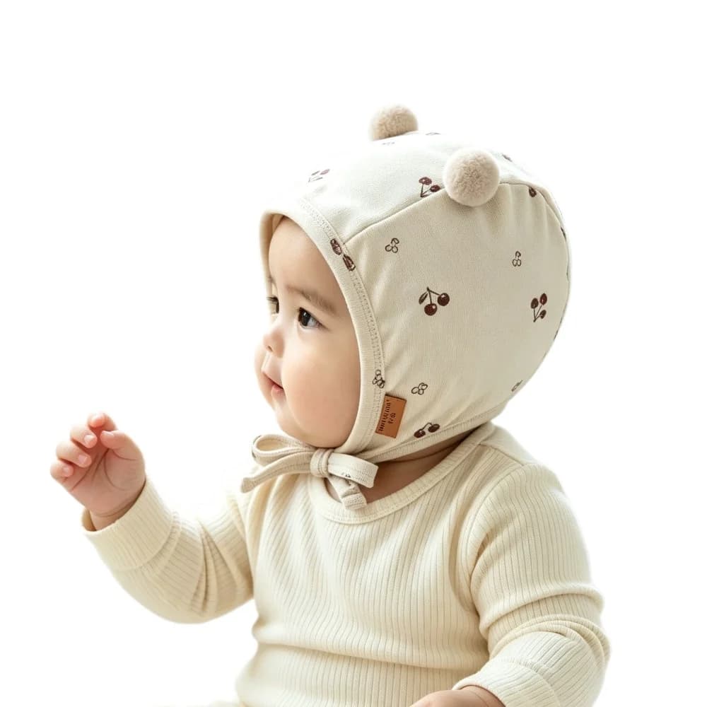 Cotton Baby Hat for Girls Boys Pompom Ball Cartoon Infant Indian Hats Warm Kids Beanie Cap Toddler Bonnet Newborn Head Wrap Cap