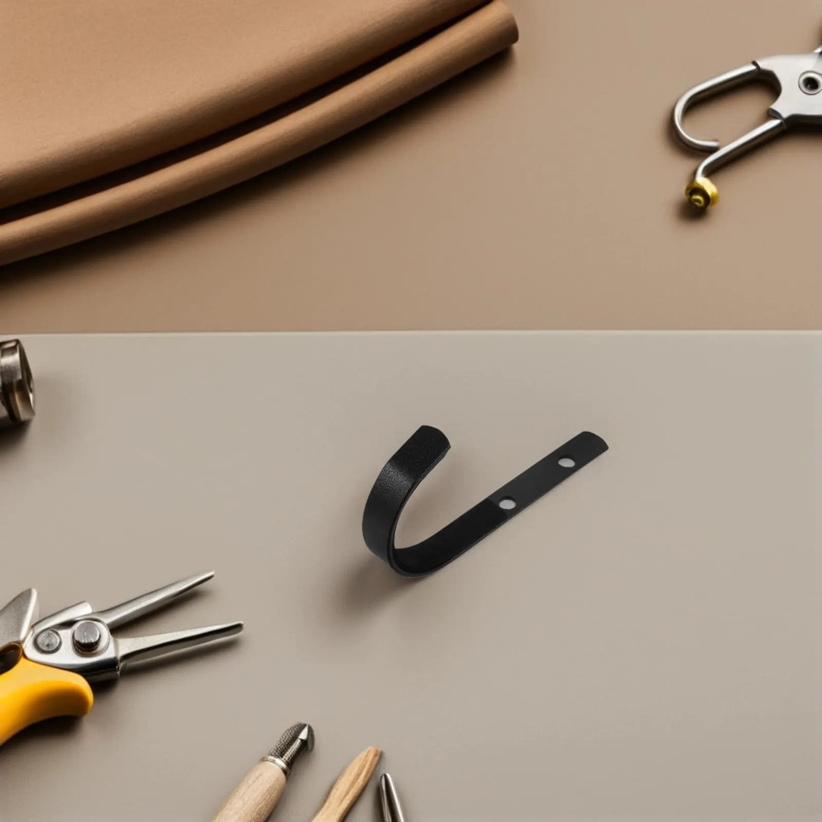 4Sets Metal J Hooks Wall Mount Heavy Duty Utility Hanging Storage Holder Garage Organizer Tool Display Backpack Coat Bag Hook