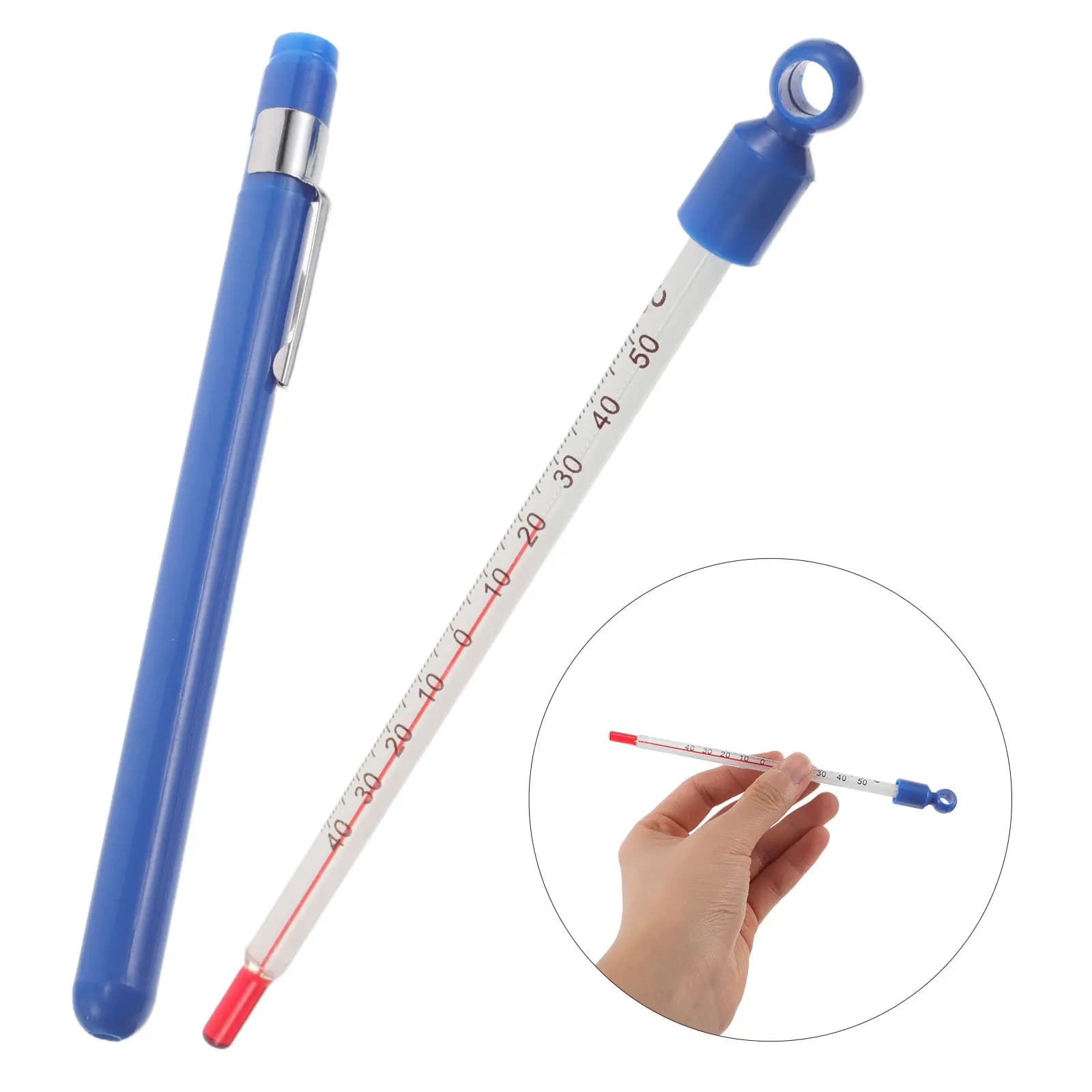 Glass Wine Thermometer Easy to Read, Wine Temperature Indicator, for Home Kitchen and Cooking, Display Liquid Temperature