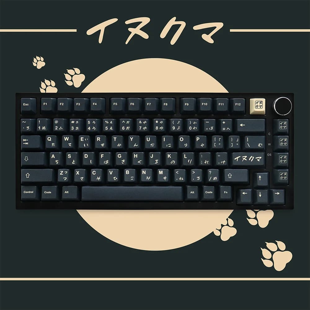 GMK Inukuma JP Copritasti Sublimazione Pbt 129 tasti Cherry Profilo Copritasti per 61/64/68/87/104/108 Mx Switch Tastiera meccanica