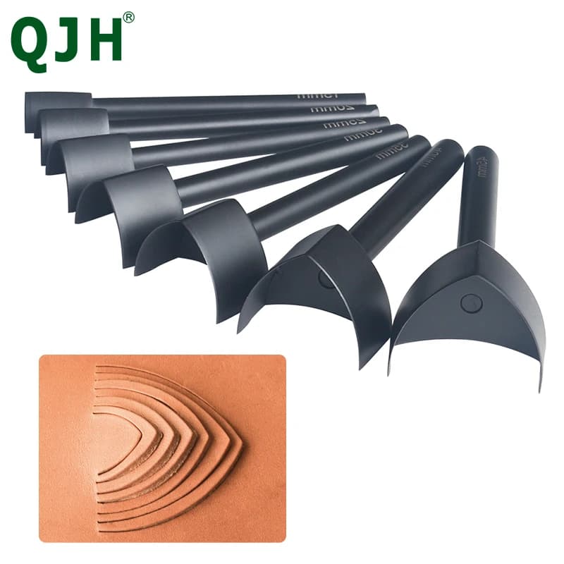 1pc Diy Leather Punching Drill, V-Shape Puncher Machine, Belt Tail Cutting Tool, Waist Belt & Leather Bag Strap Tail Processor