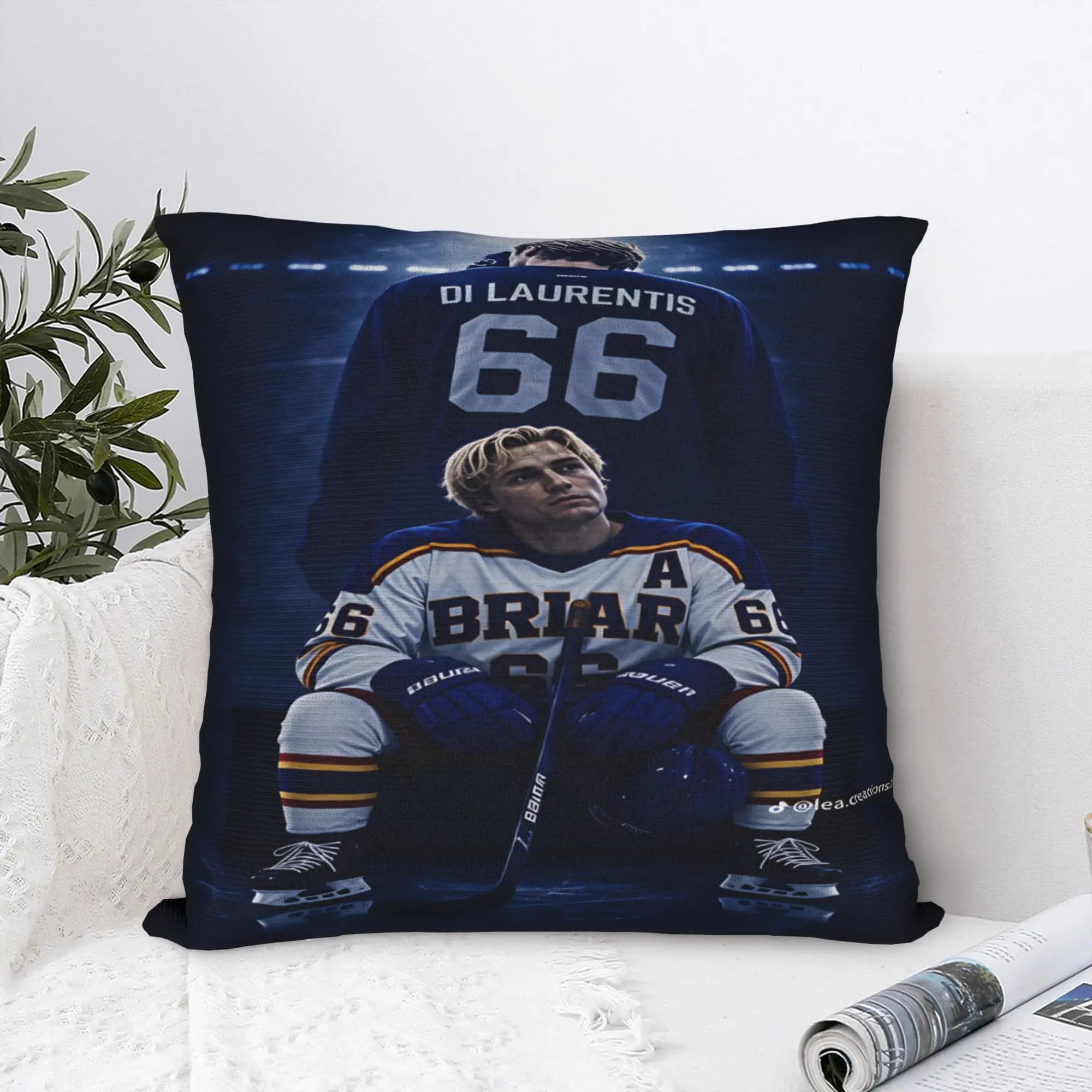 Dean Di Laurentis Pillow Case Off Campus Soft Pillow Cover For Sofa Bedroom Home Decor Retro Trendy Cushion Cover