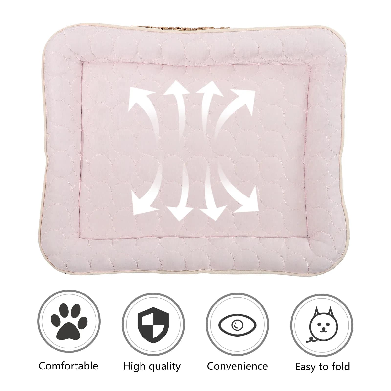 Tappetino Refrigerante per Animali Domestici, Superficie Rinfrescante Istantanea, Cuccia Estiva Confortevole per Uso Interno ed Esterno, per Gabbie, Cuccette, Divani e Auto