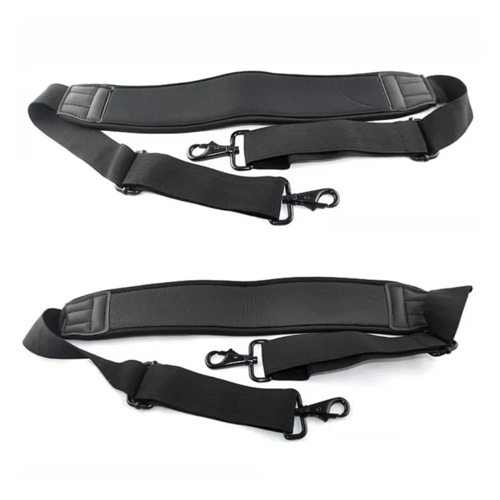 Portable Black Shoulder Bag Strap Elastic Adjustable Laptop Bag Strap Decompression Thickened Camera Bag Straps Bag Accessories