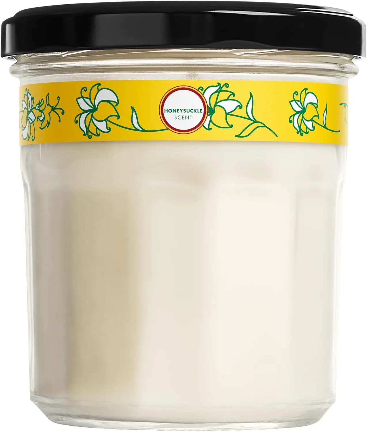 Aromatherapeutic Candle at Soy, Duration 35 Hours, Essential Oils, Perfume of Caprifoglio, 7.2 Oz