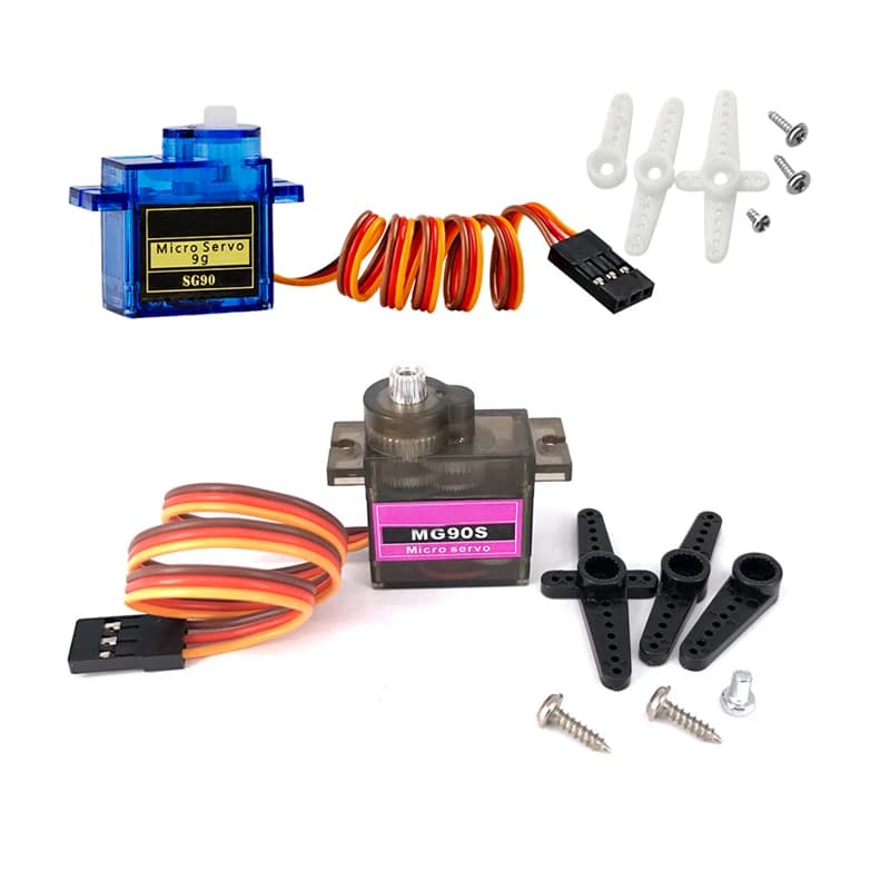 1PCS Rc Mini Micro 9g 1.6KG Servo SG90 MG90S for arduino RC 250 450 6CH For Air Helicopter Aircraft Boat