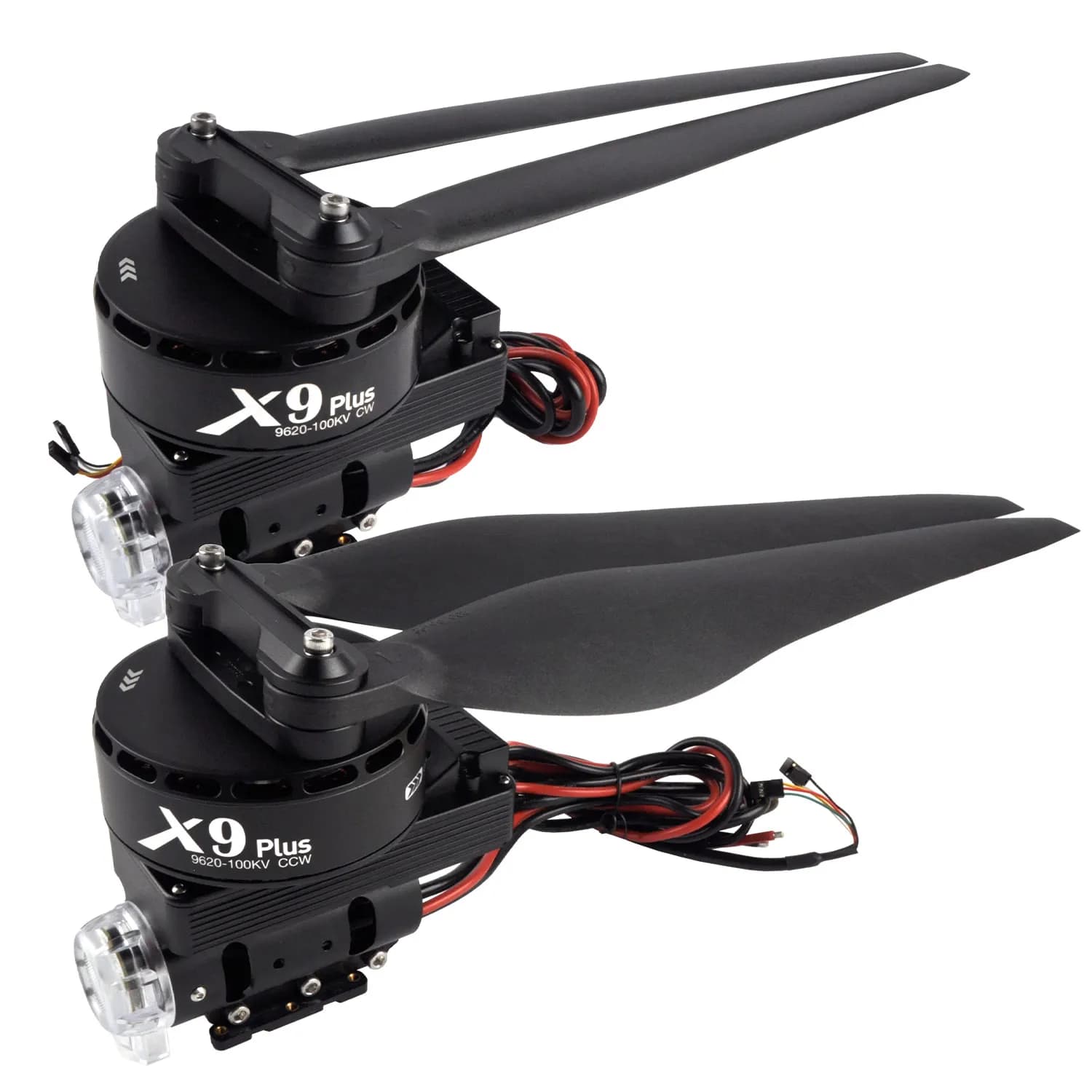 4PCS X9 Plus Brushless Motor Power System Kit 100KV 6-14S LiPo 9620 36 inch motor 36190 Elica for 40mm Agricultural drone UAV