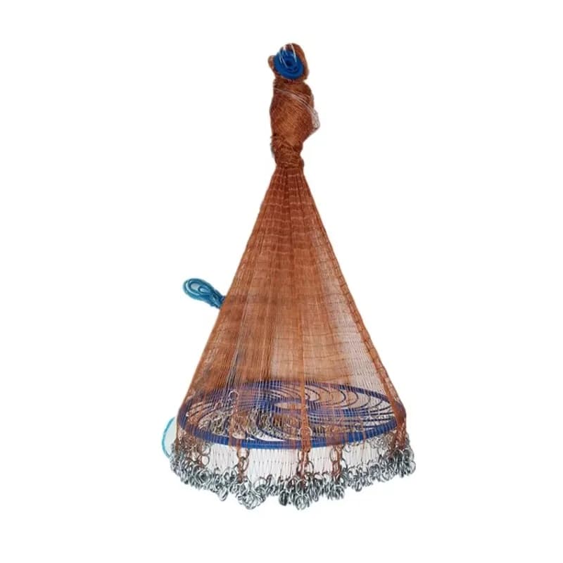 Rete da Pesca a Lancio Facile con Cordino Personalizzato, Multifilamento e Monofilamento, Singola o Doppia, in Nylon e PP - Offerta Speciale
