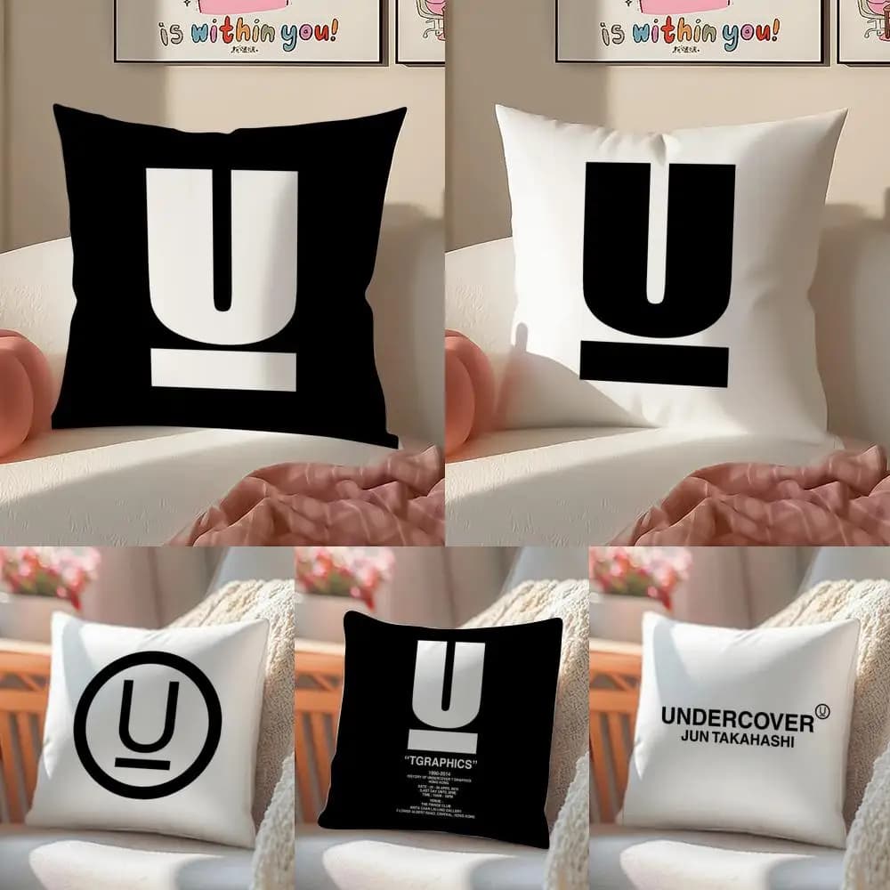 U-Undercover classic pillow sheet in linen, soft and decorative for sofa and home