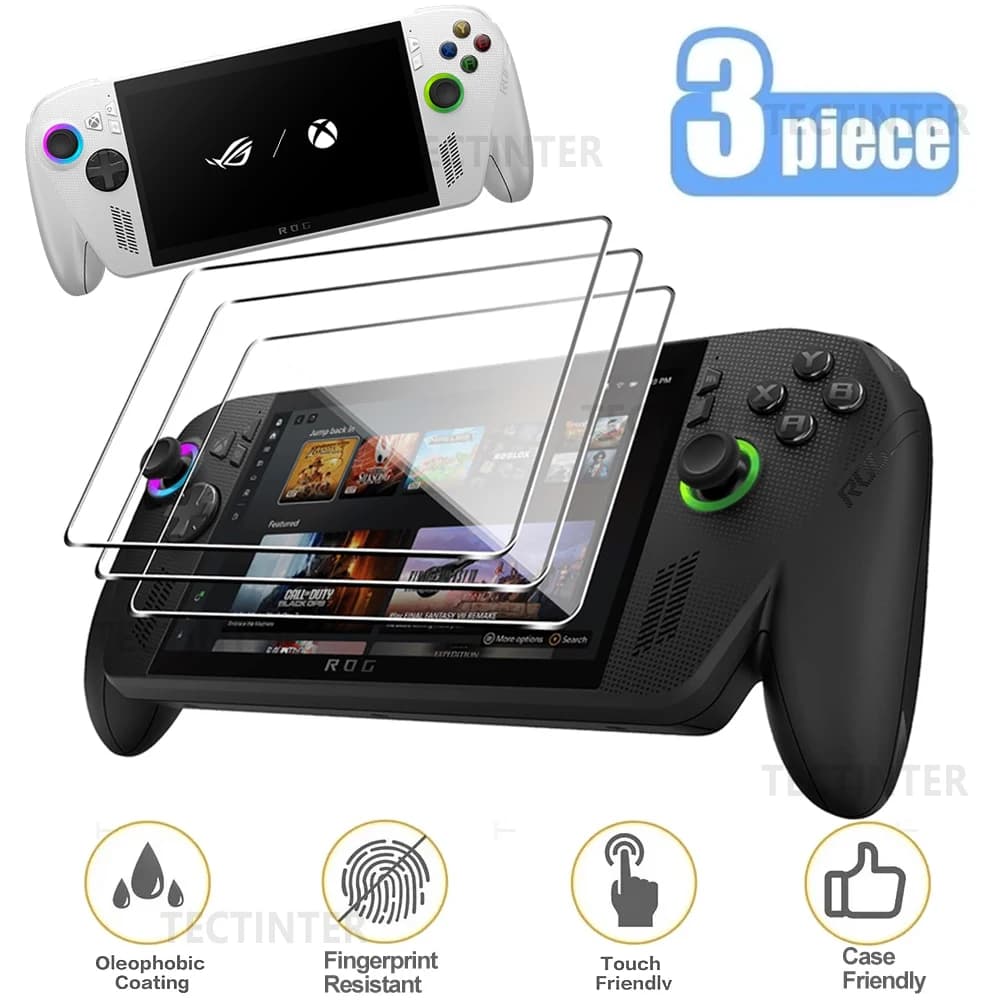 Pellicola in vetro temperato per Asus ROG Xbox Ally/X Schermo Console di gioco portatile Protezione Sceen Anti-Graffio per ROG Ally Accessori