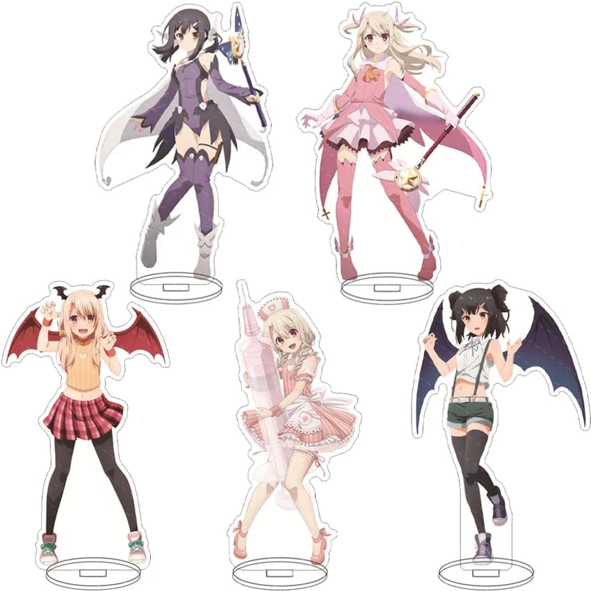16CM Anime Acrylic Figure Fate/kaleid liner Prisma Illya Illyasviel von Einzbern Miyu Emiya Chloe Cos Gifts Stand Ornaments