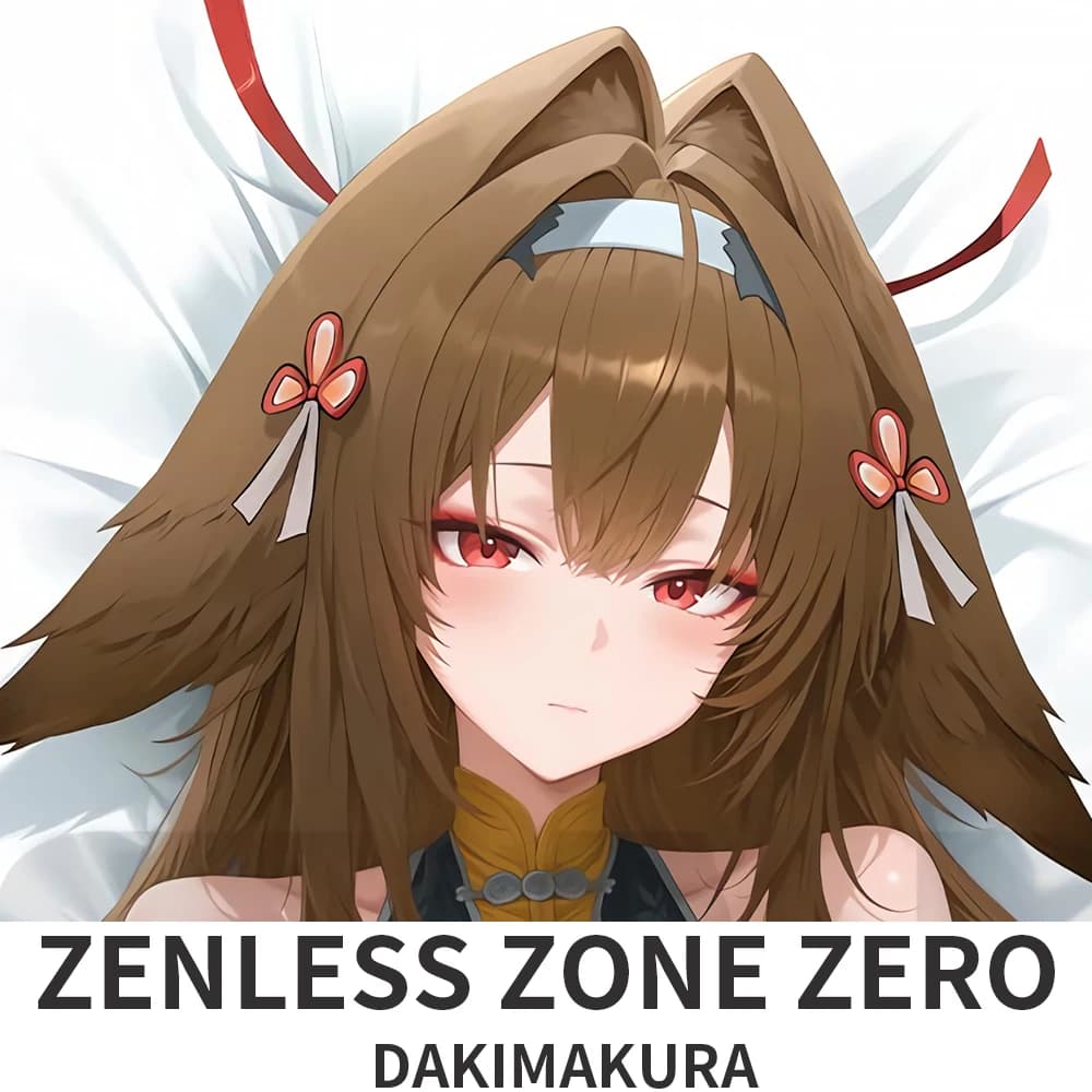 Dakimakura Anime Zenless Zone Zero Ye Shun Style Pattern Fodera per cuscino per divano letto